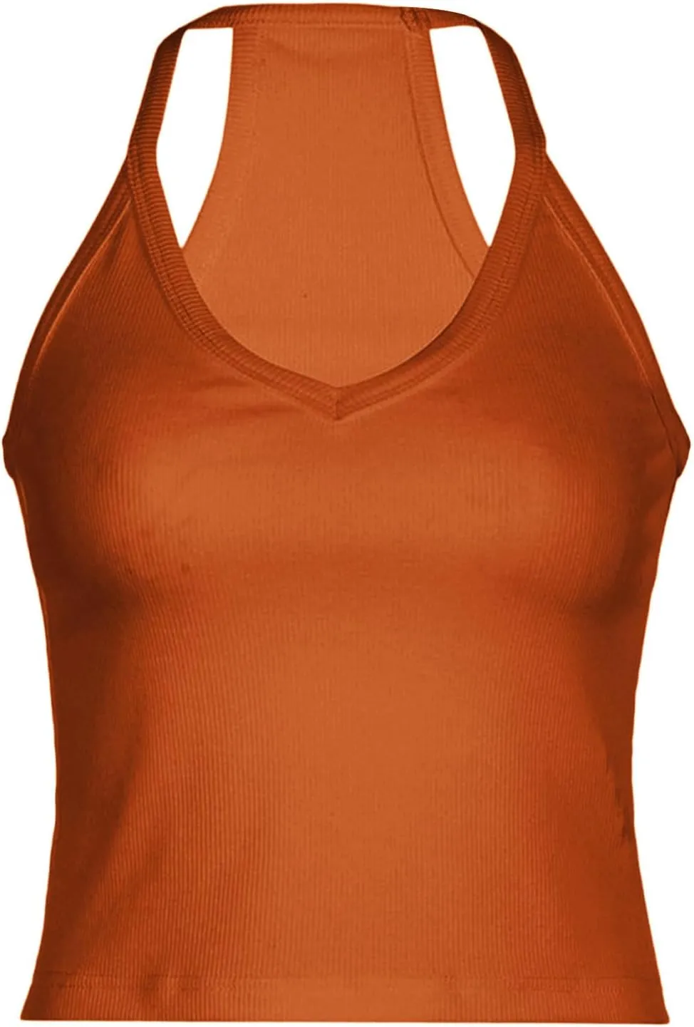 Womens Workout Camisole Tops Sexy Low Cut Tank Top Solid Summer Sleeveless Shirts Slim Fit Camis for Gym Running Yoga