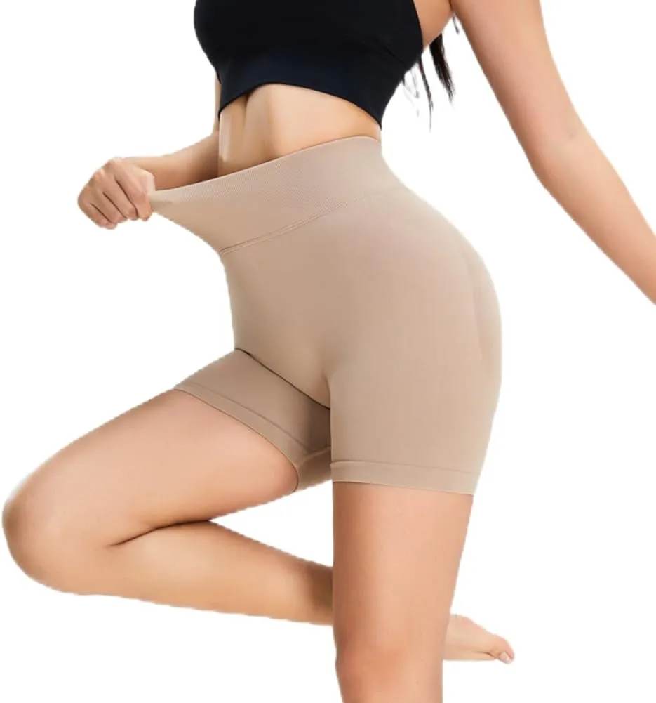Workout Shorts for Women High Waist Biker Shorts Gym Scrunch Butt Yoga Shorts Tummy Control Leggings
