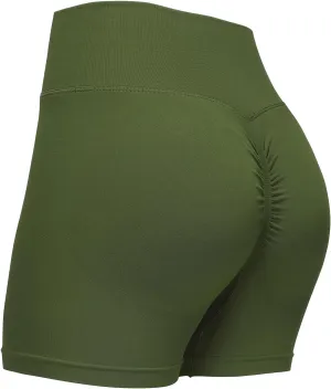 Workout Shorts for Women High Waist Biker Shorts Gym Scrunch Butt Yoga Shorts Tummy Control Leggings