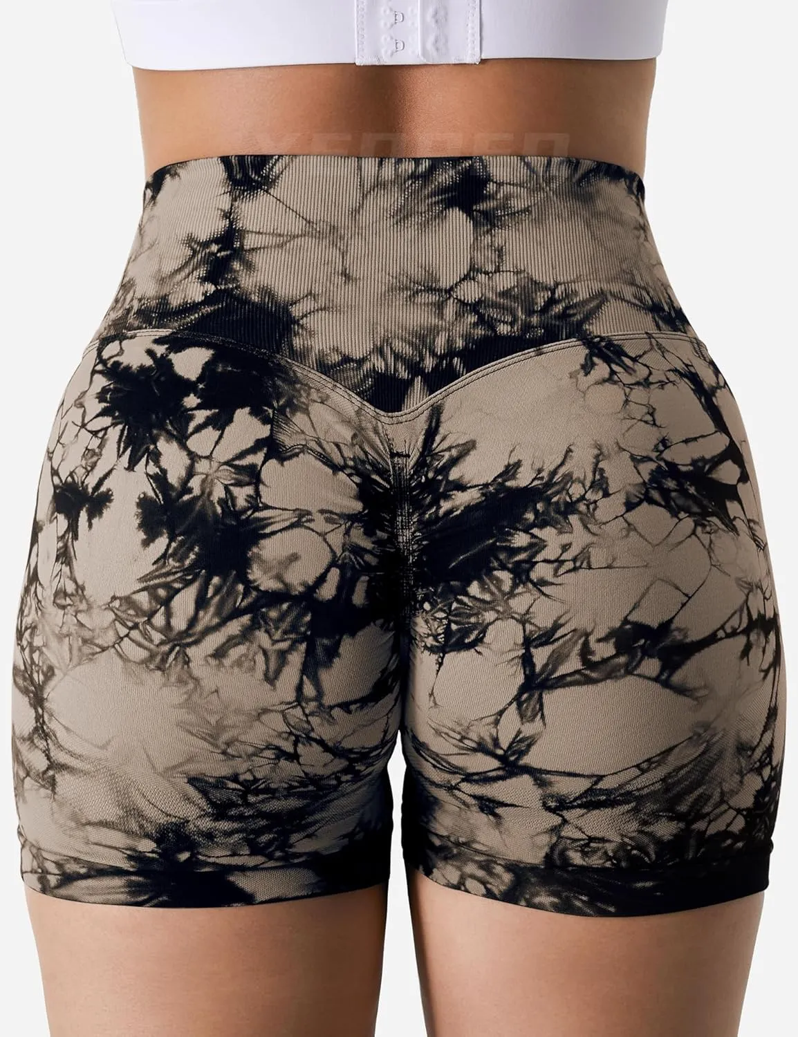 YEOREO Professional Women Workout Shorts 3.6" Scrunch Shorts Seamless High Waisted Contour Gym Yoga Biker Shorts